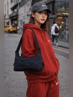 Vintage Polo Sport by Ralph Lauren Black Shoulder Bag